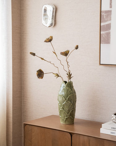 Deco Vaas Sculpt Groen - Things I Like Things I Love