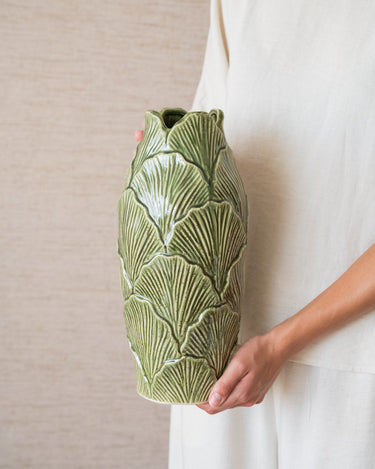 Deco Vaas Sculpt Groen - Things I Like Things I Love