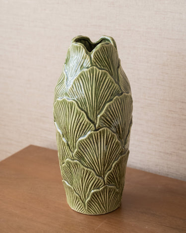 Deco Vaas Sculpt Groen - Things I Like Things I Love