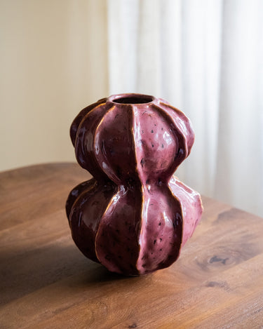 Deco Vaas Tubo Murkey Bordeaux - Things I Like Things I Love