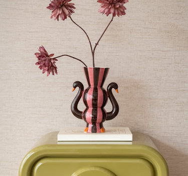 Deco Vaas Zwaan Roze - Things I Like Things I Love