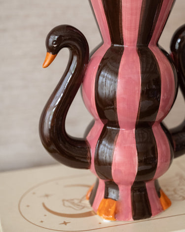 Deco Vaas Zwaan Roze - Things I Like Things I Love