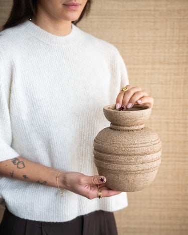 Deco Vase Arpino Ceramic - Things I Like Things I Love