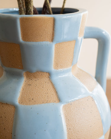 Deco Vase Blocsy Blue - Things I Like Things I Love
