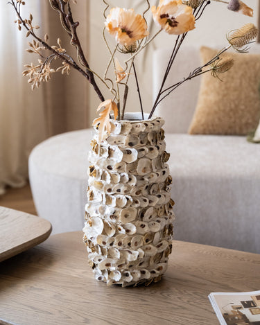 Deco Vase Carmel Shell - Things I Like Things I Love