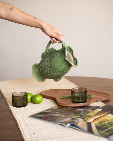 Deco Vase Fish Green - Things I Like Things I Love