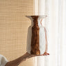 Deco Vase Larisa Ceramic Striped - Things I Like Things I Love