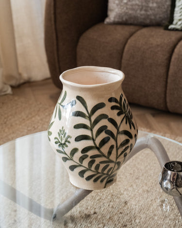 Deco Vase Leaf Green - Things I Like Things I Love