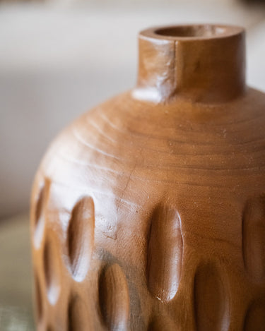 Deco Vase Madera Cacoa Wood - Things I Like Things I Love