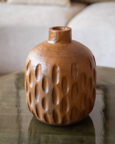 Deco Vase Madera Cacoa Wood - Things I Like Things I Love