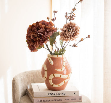 Deco Vase Naga Snake Pink - Things I Like Things I Love