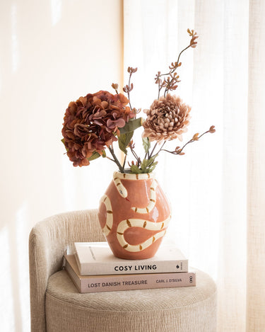 Deco Vase Naga Snake Pink - Things I Like Things I Love