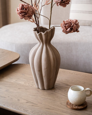 Deco Vase Sillian Brown - Things I Like Things I Love