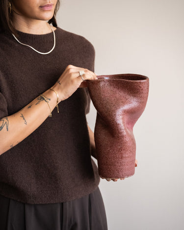 Deco Vase Songa Burgundy - Things I Like Things I Love