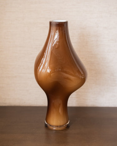 Deco Vase Suna Glass Brown - Things I Like Things I Love
