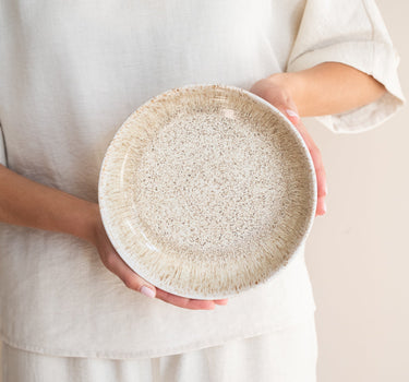 Deep Dinner Plate Plato Beige - Things I Like Things I Love