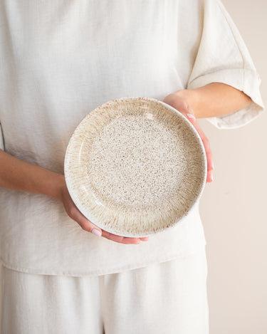 Deep Dinner Plate Plato Beige - Things I Like Things I Love