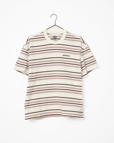 Dickies East Liberty Stripe Tee Ecru - Things I Like Things I Love