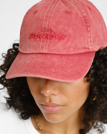 Dickies Middlefield Wash Dad Cap Red - Things I Like Things I Love