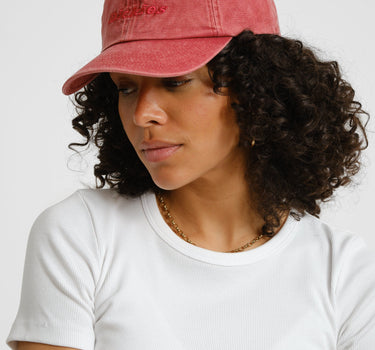 Dickies Middlefield Wash Dad Cap Red - Things I Like Things I Love