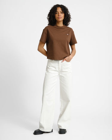 Dickies Oakport Boxy Tee Brown - Things I Like Things I Love