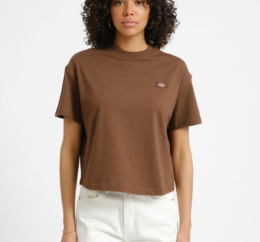 Dickies Oakport Boxy Tee Brown - Things I Like Things I Love