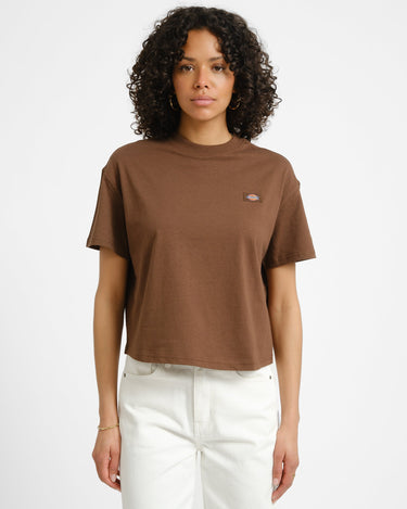 Dickies Oakport Boxy Tee Brown - Things I Like Things I Love