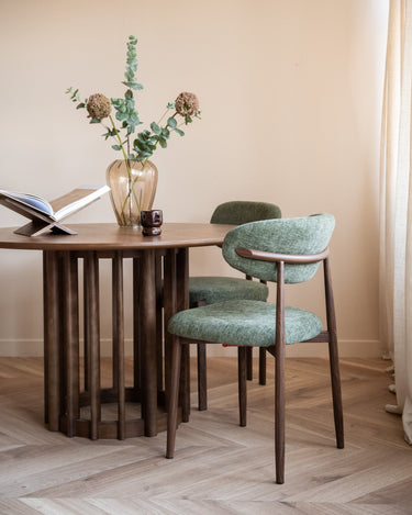 Dining Chair Kumo Olive Green - Things I Like Things I Love