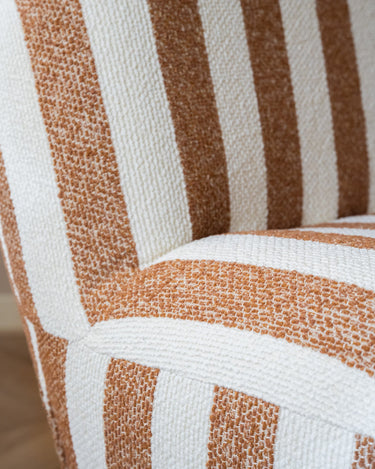Draaifauteuil Gestreept Bruin - Things I Like Things I Love