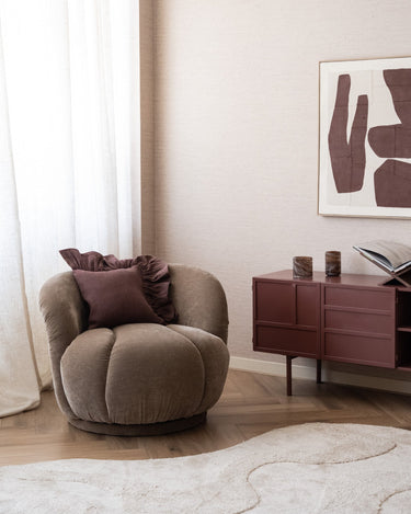 Draaifauteuil Zete Taupe - Things I Like Things I Love