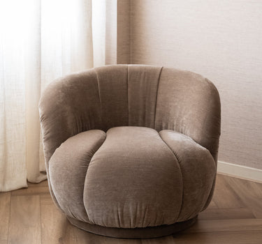 Draaifauteuil Zete Taupe - Things I Like Things I Love