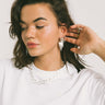 Earrings Eye Of Love Hoop Silver - Things I Like Things I Love