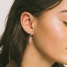 Earrings Ocean Terra Hoop Silver - Things I Like Things I Love