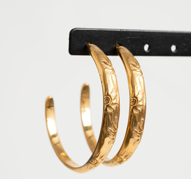 Earrings Sunlight Hoop Gold - Things I Like Things I Love