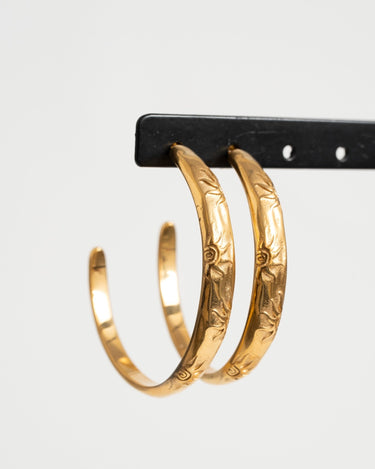 Earrings Sunlight Hoop Gold - Things I Like Things I Love