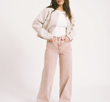 Eddi Bomber Jacket Silver Lining - Things I Like Things I Love