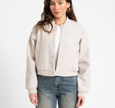 Eddi Bomber Jacket Silver Lining - Things I Like Things I Love
