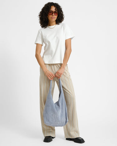 Ella Summer Loose Pants Natural/Stripes - Things I Like Things I Love