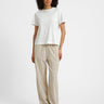 Ella Summer Loose Pants Natural/Stripes - Things I Like Things I Love