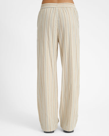 Ella Summer Loose Pants Natural/Stripes - Things I Like Things I Love