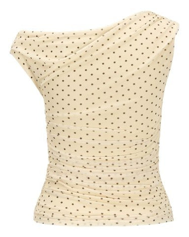Elvira Mesh Drapy Top Dots - Things I Like Things I Love