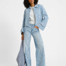 Embroidery Jeans Blue - Things I Like Things I Love