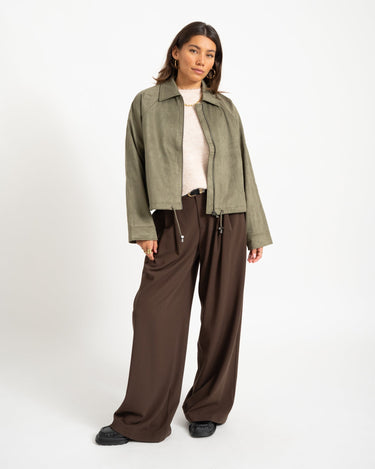 Emmy Fake Suede Bubblehem Jacket Kalamata - Things I Like Things I Love