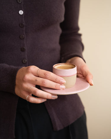 Espresso Arenito Mug Pink - Things I Like Things I Love