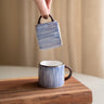 Espresso Mug Anafi Blue Stripe - Things I Like Things I Love