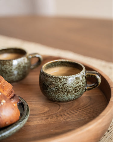 Espresso Mug Curvo Forest Green - Things I Like Things I Love