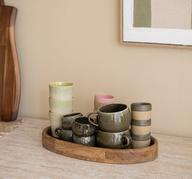 Espresso Mug Curvo Forest Green - Things I Like Things I Love