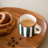 Espresso Mug Mykonos Green Stripe - Things I Like Things I Love