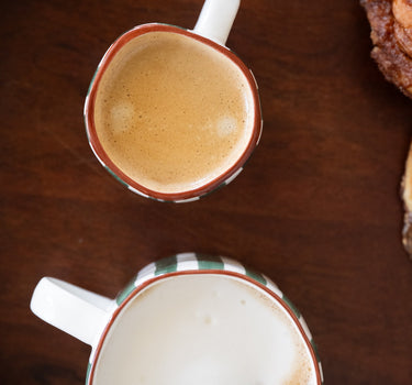 Espresso Mug Mykonos Green Stripe - Things I Like Things I Love