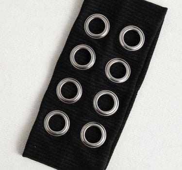 Eyelet Headband Black - Things I Like Things I Love